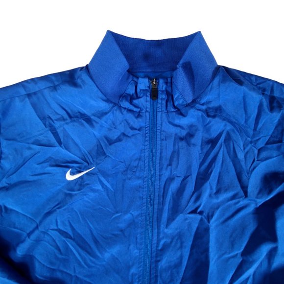 Nike Men's Size 2XL Track Jacket Blue Polyester Dri Fit Run Gym Athletic - Picture 6 of 10